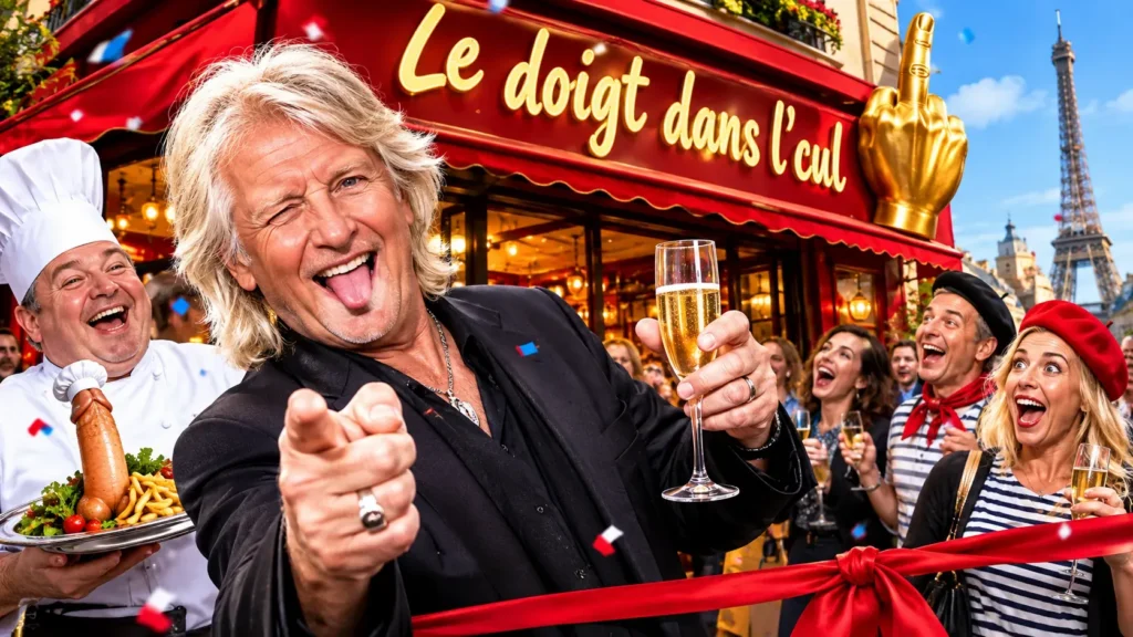 Gastronomie et traditions : Patrick Sébastien inaugure son restaurant parisien "Le doigt dans l'cul"