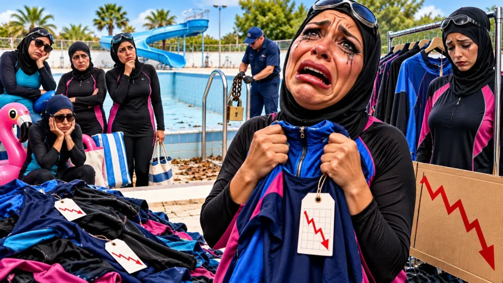 Crise énergétique : la fermeture de trente piscines entraîne l'effondrement historique du marché du burkini