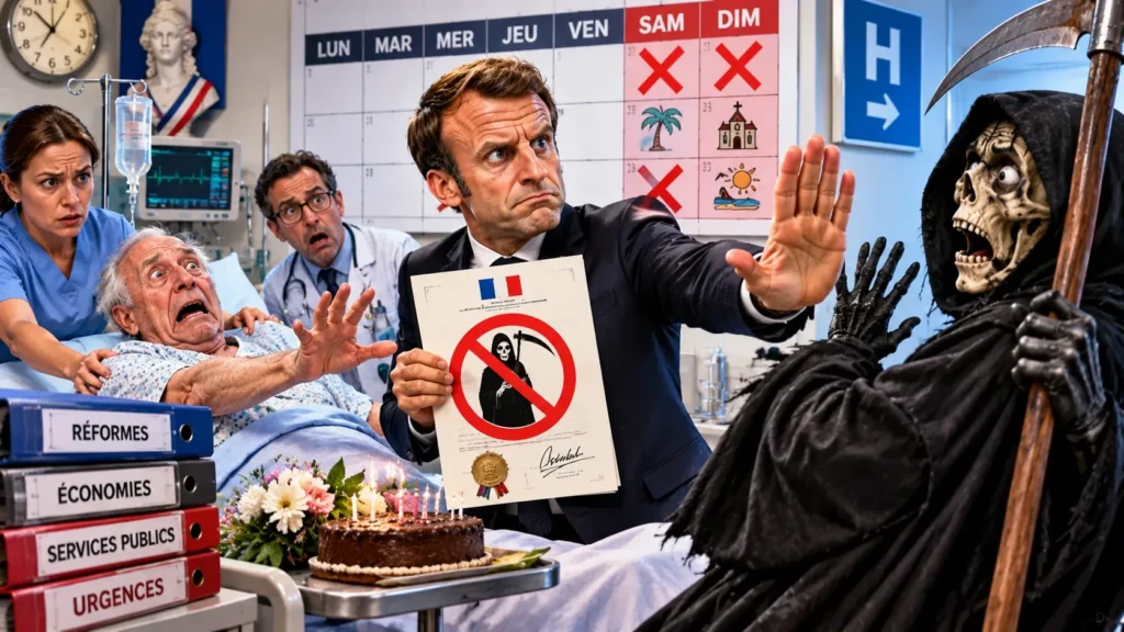 Vie pratique : Le gouvernement officialise l'interdiction de décéder les week-ends et jours fériés !