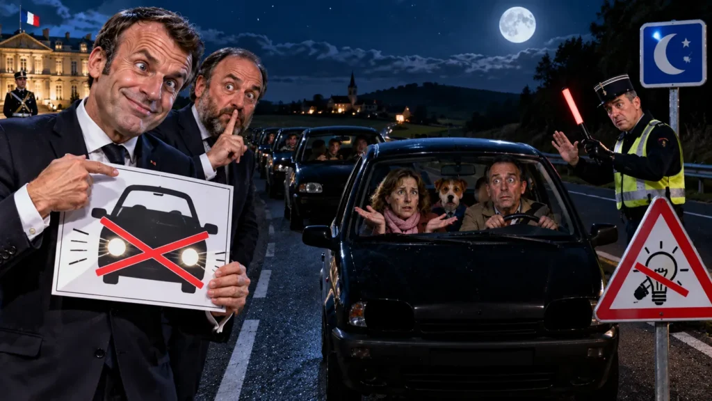 Crise énergétique : pour faire des économies, le gouvernement demande de rouler tous feux éteints la nuit