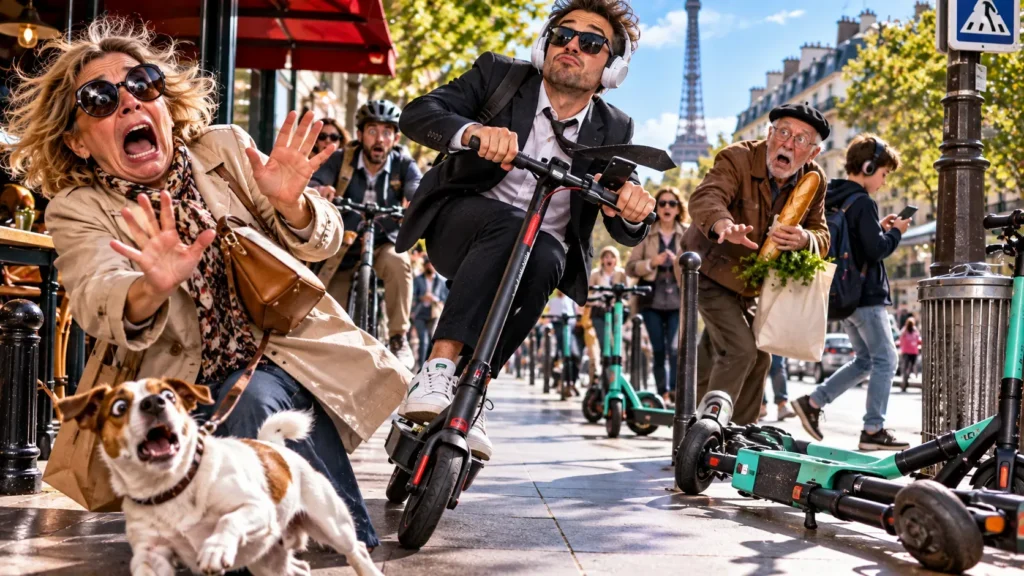 Massacre à la trottinette électrique – Chronique d'une guerre civile sur bitume !
