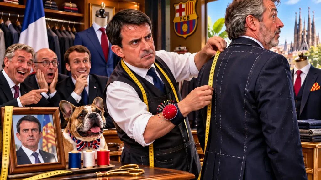 Tailleur pour hommes : l'étonnante reconversion de l'ancien Premier ministre Manuel Valls