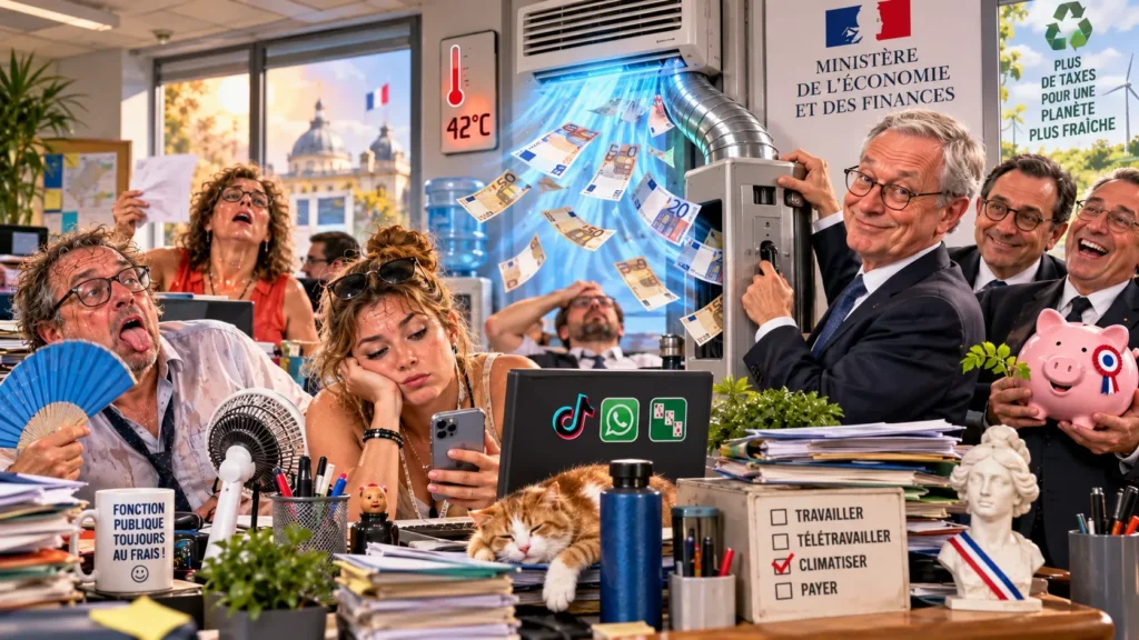 Fonctionnaires : l'État va trés bientôt taxer l'air conditionné que vous respirez dans les bureaux