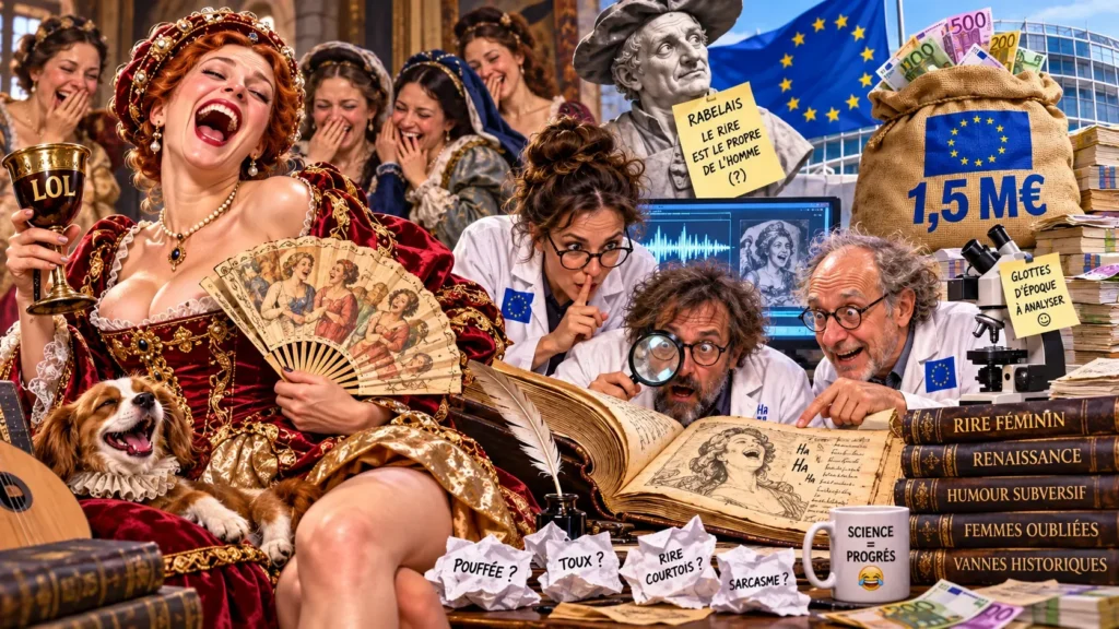 1,5 million d'euros pour étudier le rire des femmes : quand Bruxelles subventionne le foutage de gueule !