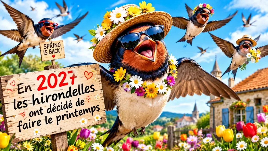 En 2027, les hirondelles françaises ont décidé de faire le printemps coûte que coûte