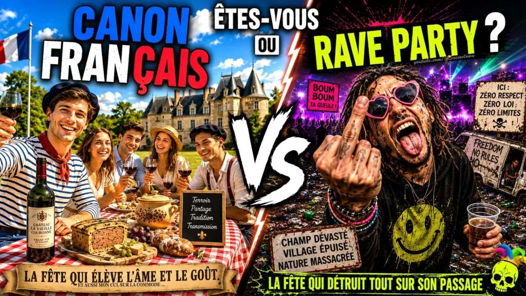 Alors : Canon français ou Rave party ?