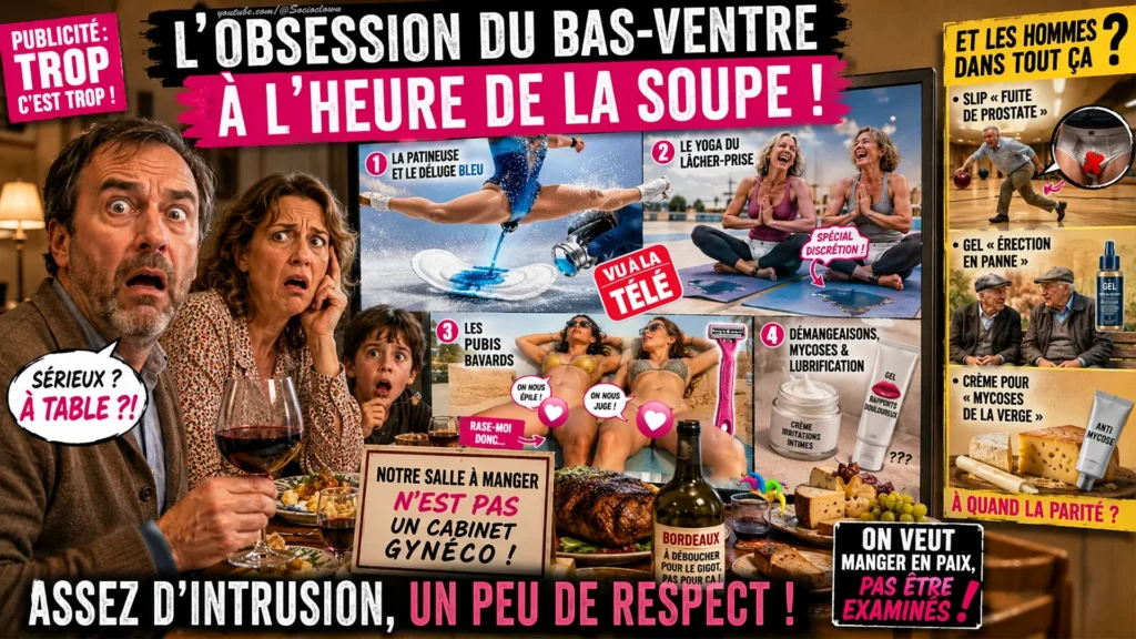 Pubs TV : règles & mycoses au repas