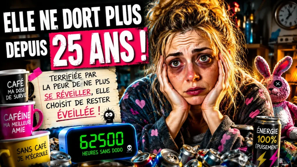 Elle ne dort plus depuis 25 ans