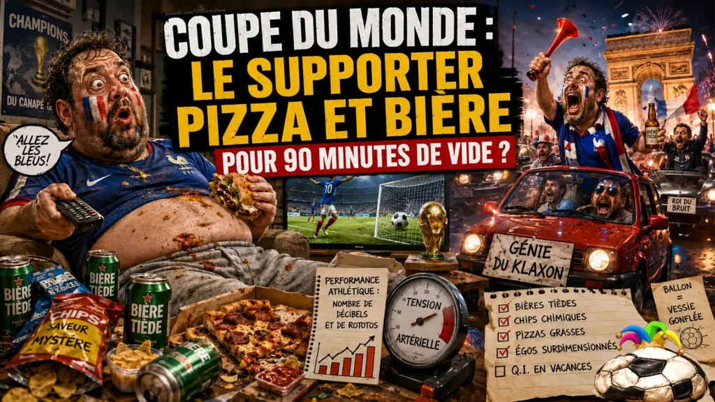 Supporters de la coupe du monde de foot