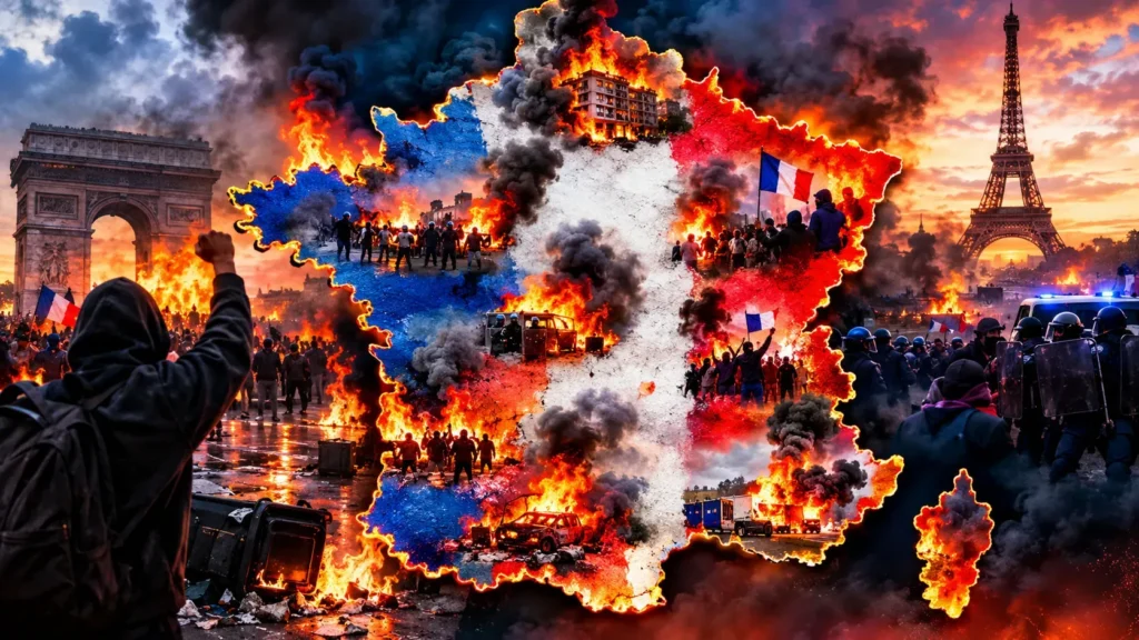 France en flammes _ chaos national
