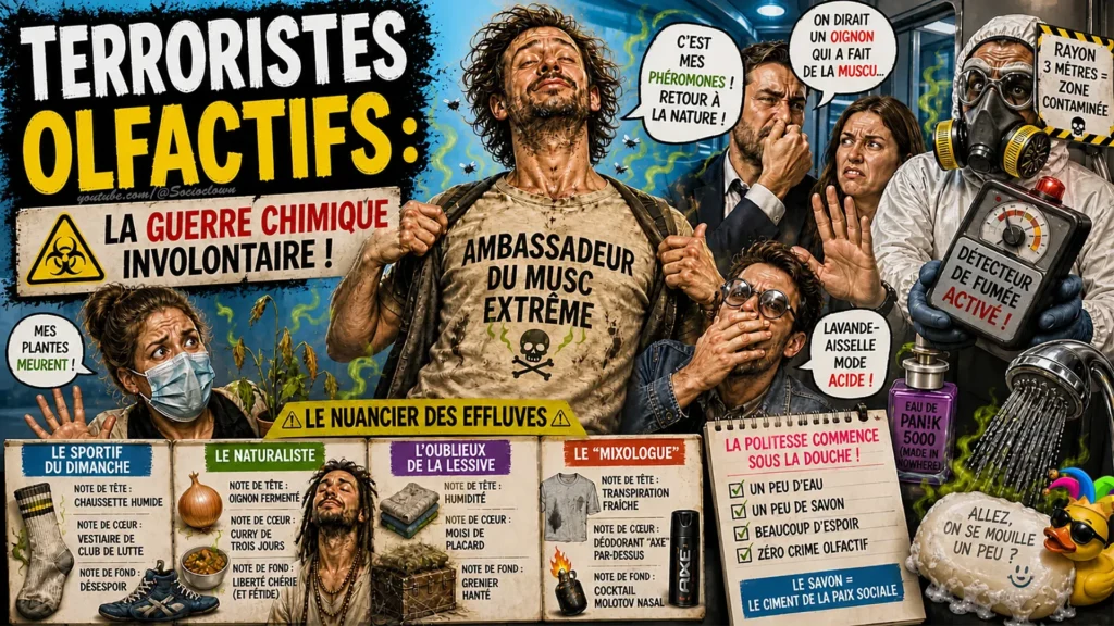 Ils puent : ce fléau destructeur de narines