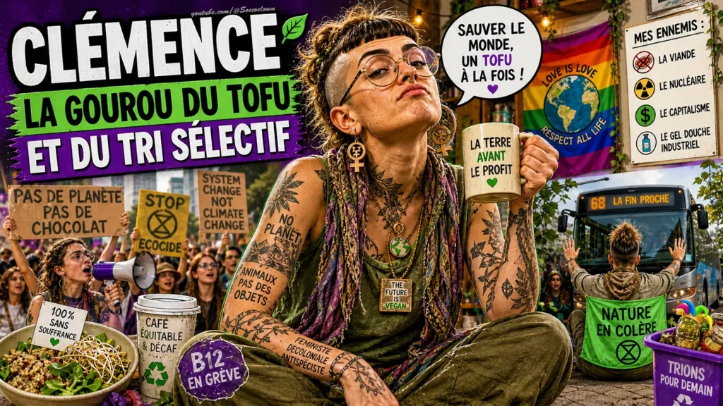 Clémence, la gourou militante gauchiste