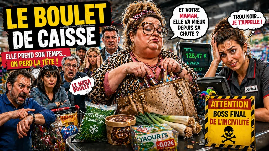 Simone: le boulet de la caisse du magasin