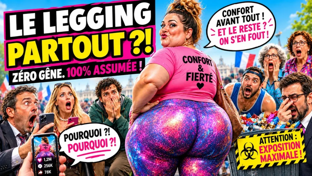 Le legging ne cache rien, vraiment rien !