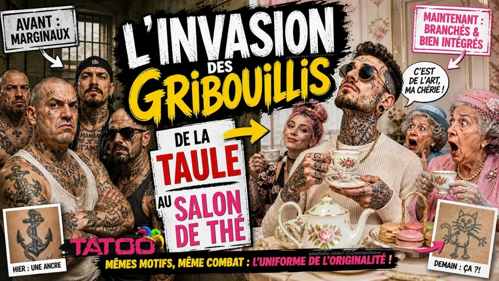 De rebelle à mouton : la vérité du tatouage