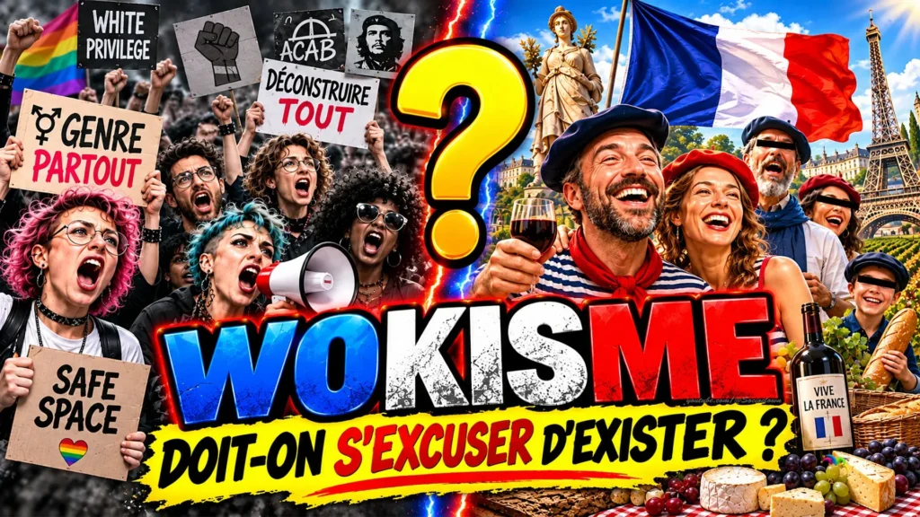 Image symbolique du wokisme en France
