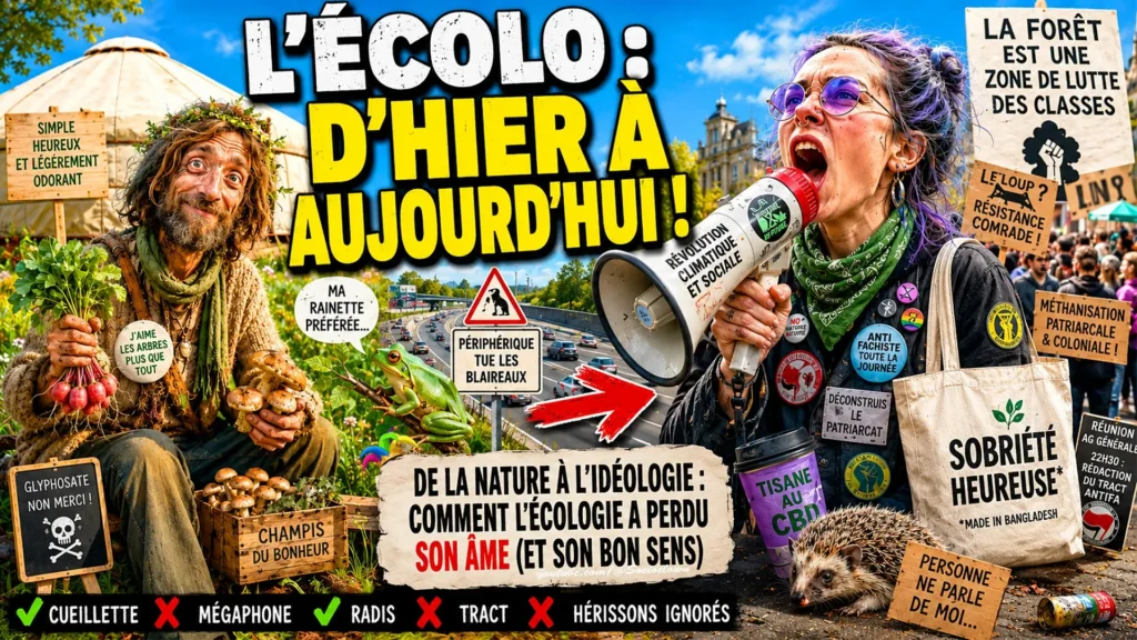 Les écolos avant et maintenant