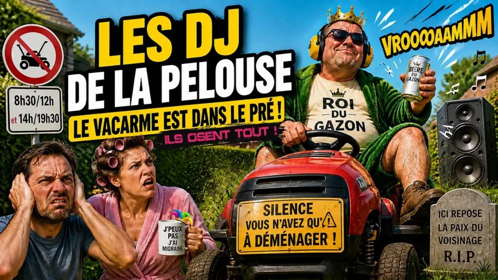 Ils tondent la pelouse quand c’est interdit