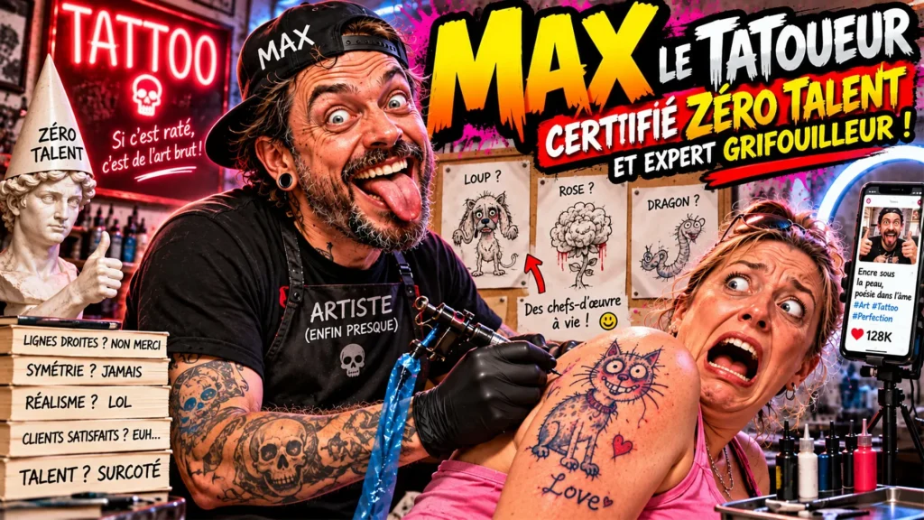 Max : le tatoueur qui massacre votre peau