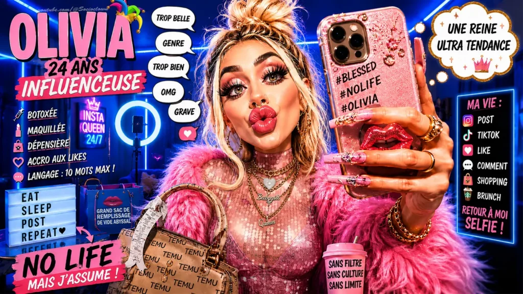 L&rsquo;influenceuse 2.0 « ultra tendance »