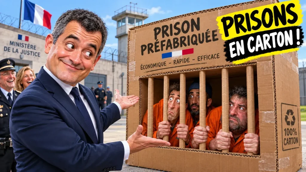 Prisons en carton, satire française