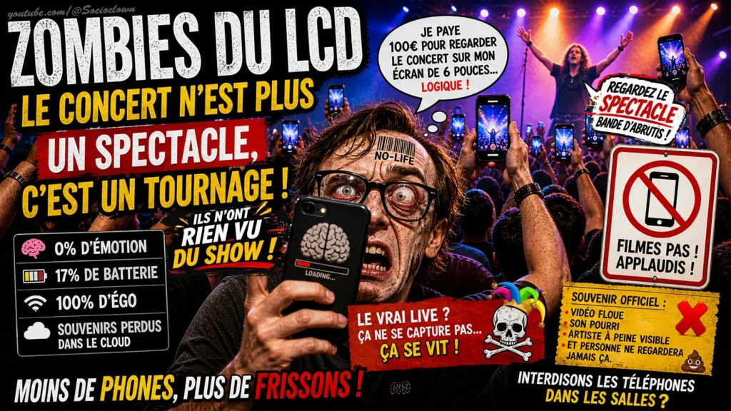 Il va au concert pour voir un iPhone !