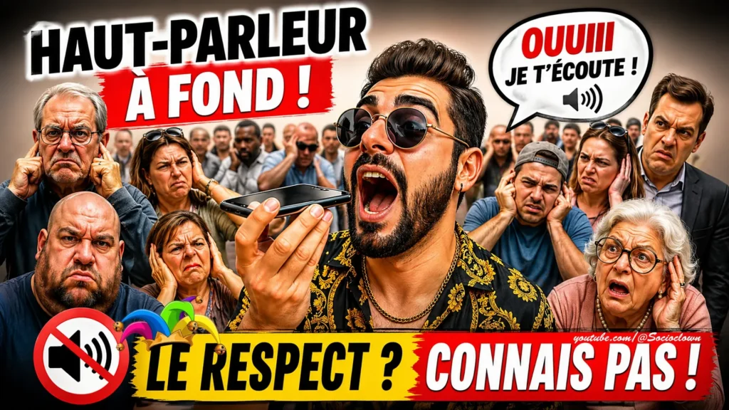 Ils hurlent dans leur smartphone en public